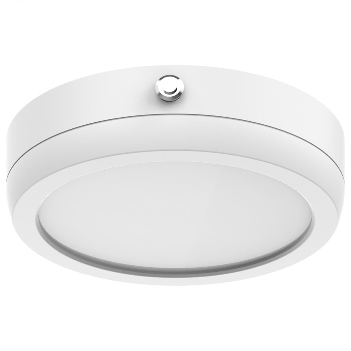 Satco 62-1710-EM Blink Pro EM Battery Backup 7 Inch Round Shape White Finish