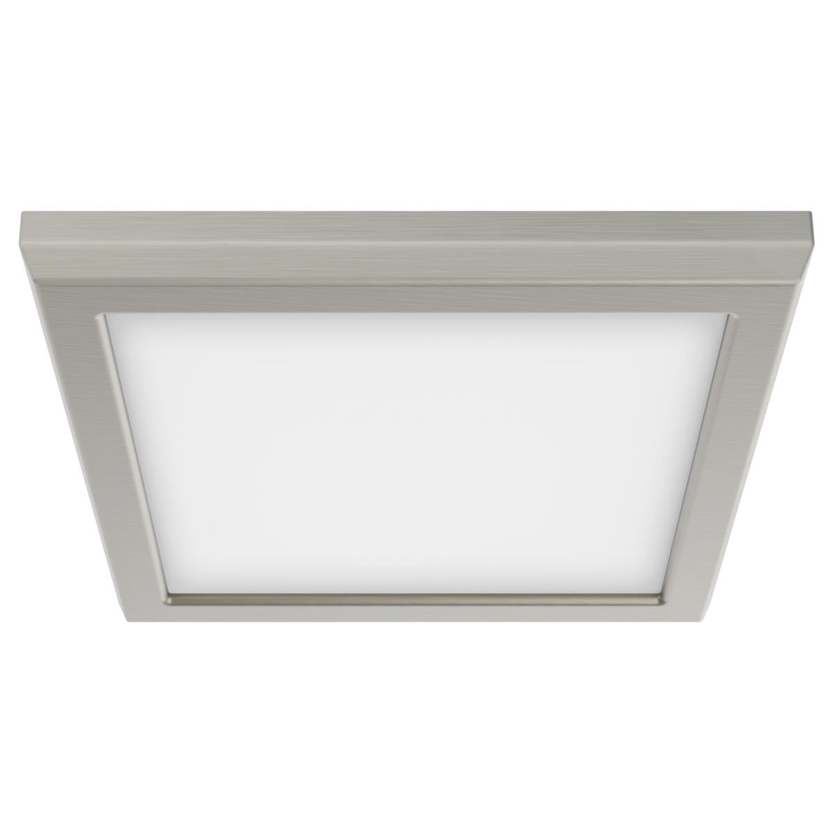 Satco 62-1799 Blink Pro Plus 19.5 Watt 12 Inch CCT Selectable Brushed Nickel Finish 120/277 Volt Square
