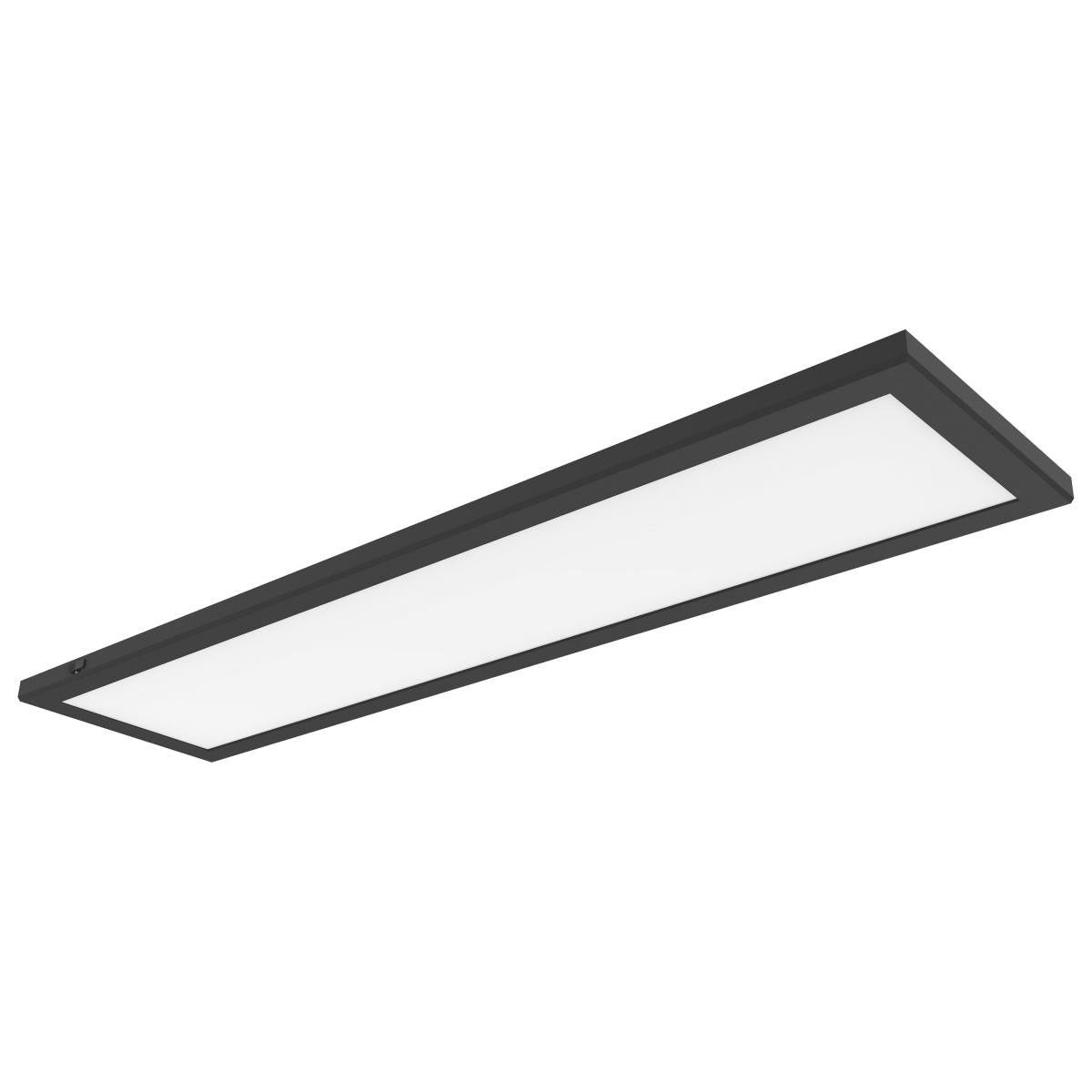 Satco 62-1783 Blink Pro Plus 24 Watt 12 in. x 24 in. Surface Mount LED CCT Selectable 90 CRI Black Finish 120/277 Volt Rectangular Shape