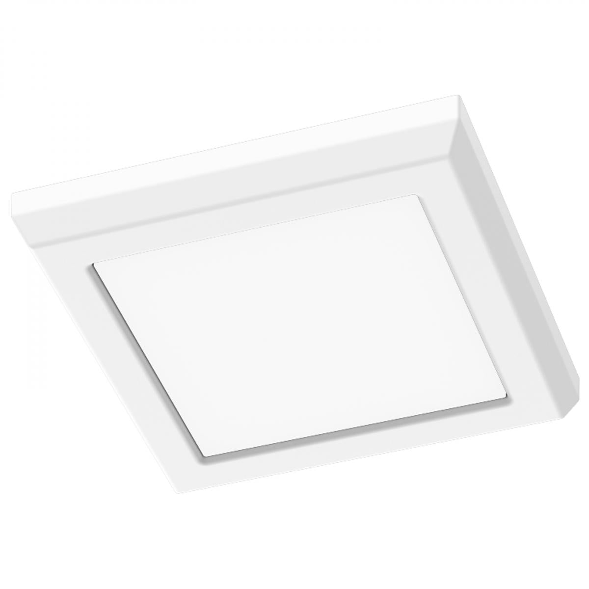 Satco 62-1904 Blink Performer - 8 Watt LED 5 Inch Square Fixture White Finish 5 CCT Selectable