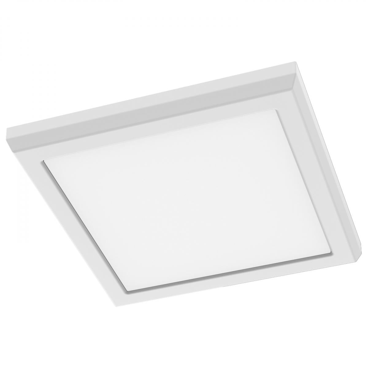 Satco 62-1914 Blink Performer - 10 Watt LED 7 Inch Square Fixture White Finish 5 CCT Selectable