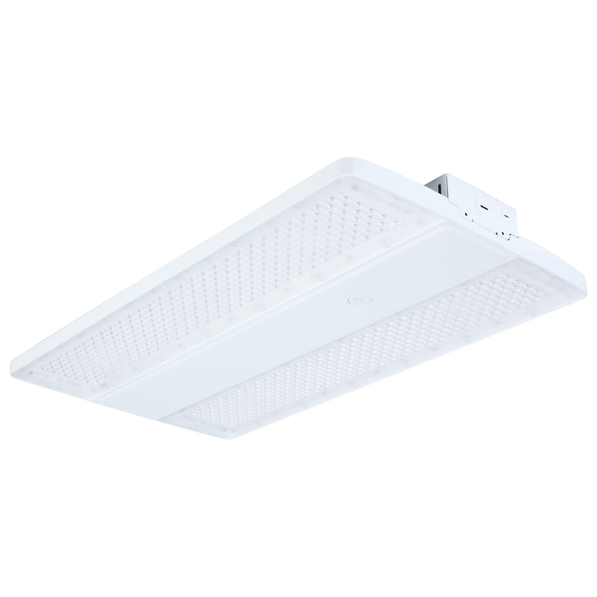 Satco 65-1513 LED Linear High Bay 320/295/255 Wattage Selectable 3K/4K/5K CCT Selectable Beam Angle Selectable White Finish 120-347 Volt