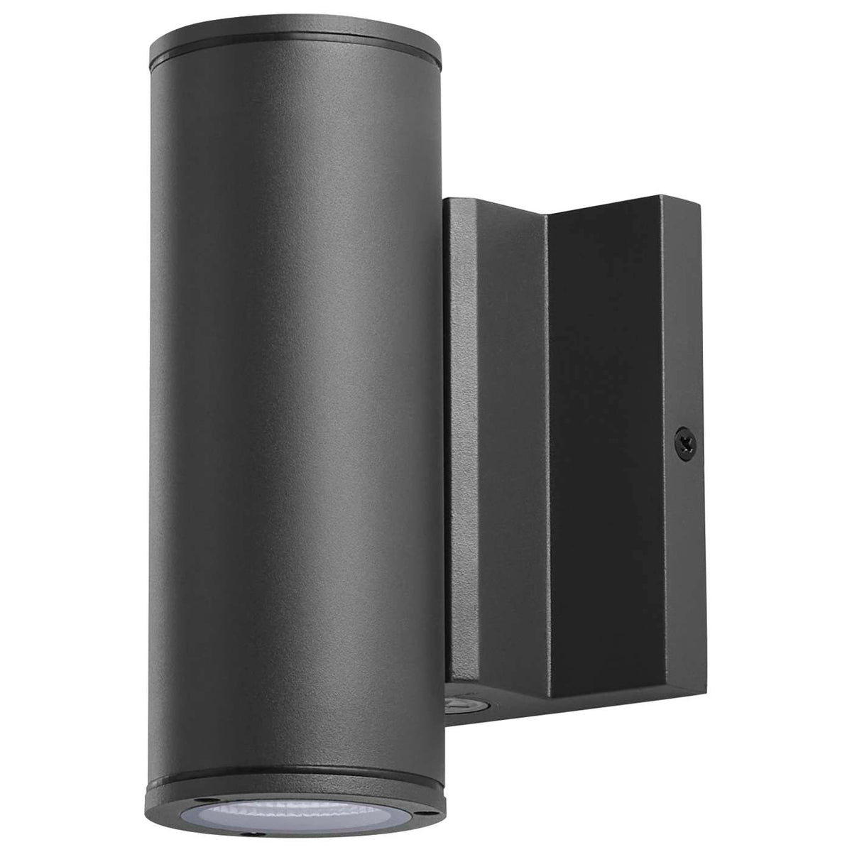 Satco 65-1751 10 Watt 3K/4K/5K CCT Selectable 1 Light Small Wall Sconce Up or Down Installation Black Finish 120-277 Volt