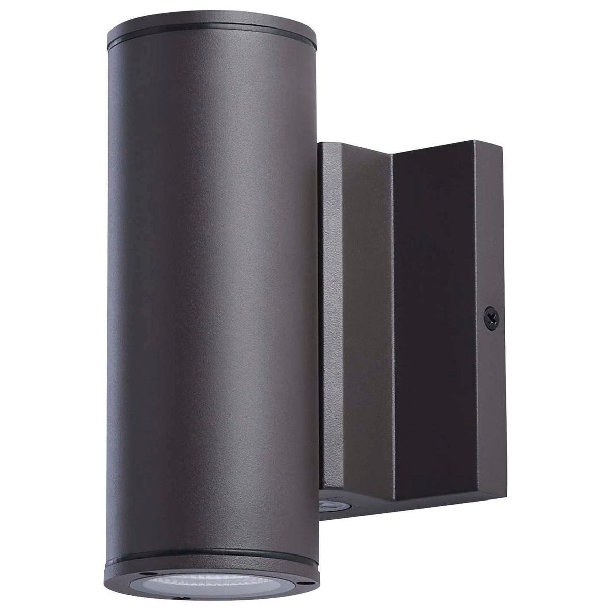 Satco 65-1752 10 Watt 3K/4K/5K CCT Selectable 1 Light Small Wall Sconce Up or Down Installation Dark Bronze Finish 120-277 Volt