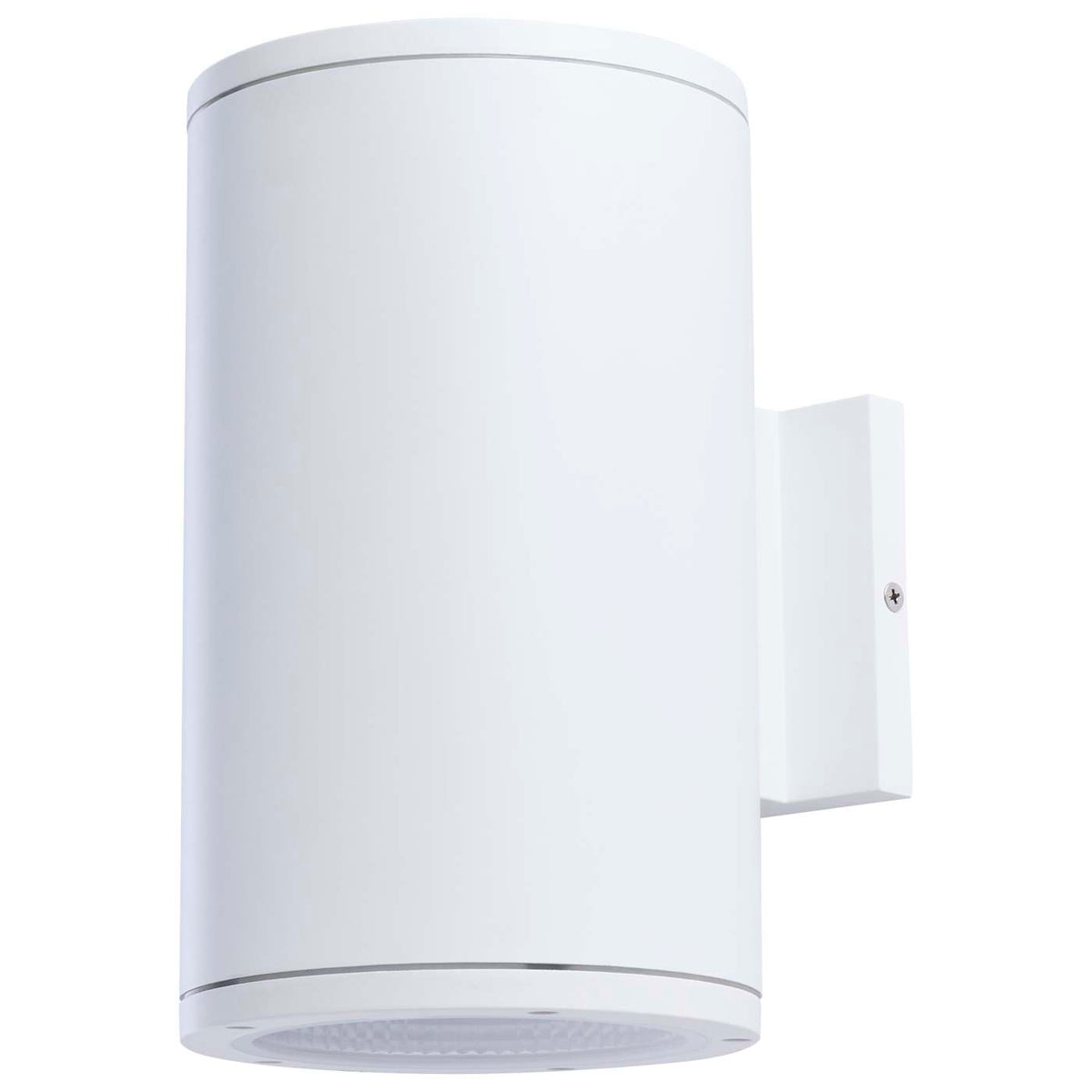Satco 65-1756 20 Watt 3K/4K/5K CCT Selectable 1 Light Large Wall Sconce Up or Down Installation White Finish 120-277 Volt