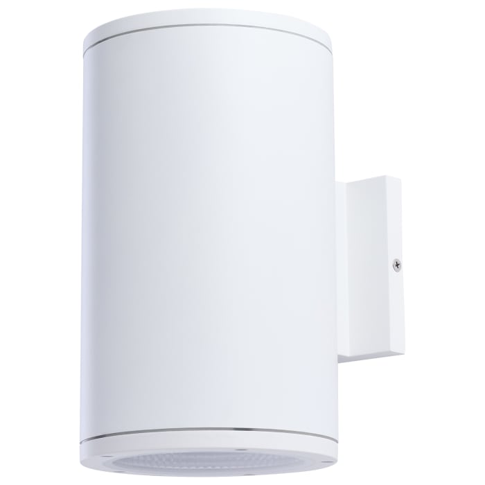 Satco 65-1765 36 Watt 3K/4K/5K CCT Selectable 2 Light Large Wall Sconce Up and Down Installation White Finish 120-277 Volt