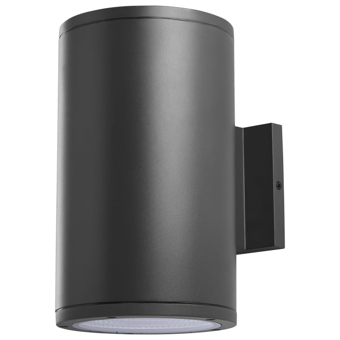 Satco 65-1766 36 Watt 3K/4K/5K CCT Selectable 2 Light Large Wall Sconce Up and Down Installation Black Finish 120-277 Volt