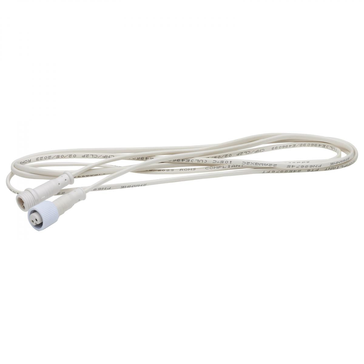 Satco 80-986 6 Foot Remote Driver Extension Cable 2-Pin White Finish