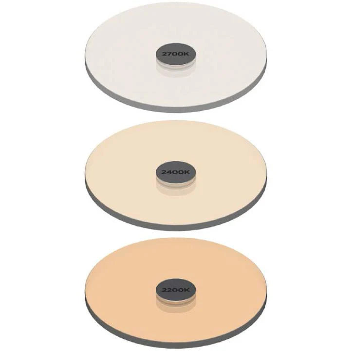 Soraa AC-E-CC-0002-00-S1 SNAP 4 inch 1/2 CTO color filter discs for warm conversion from 3000K to 2400K