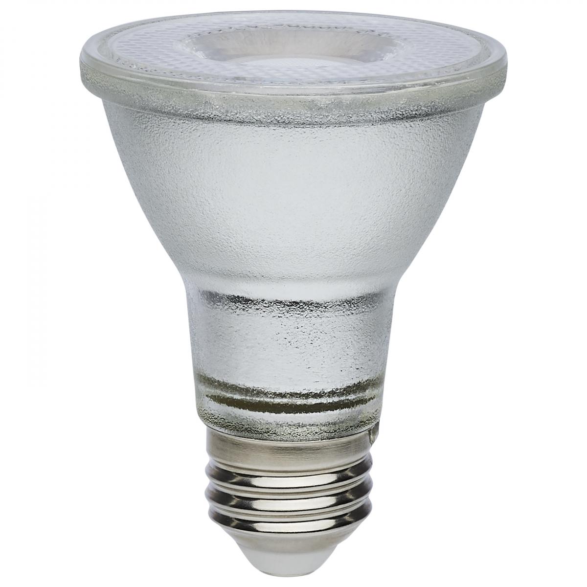Satco S11495 7 Watt Econo LED PAR20 4000K 35 Degree Beam Angle Medium Base 120-277 Volt Silver Finish
