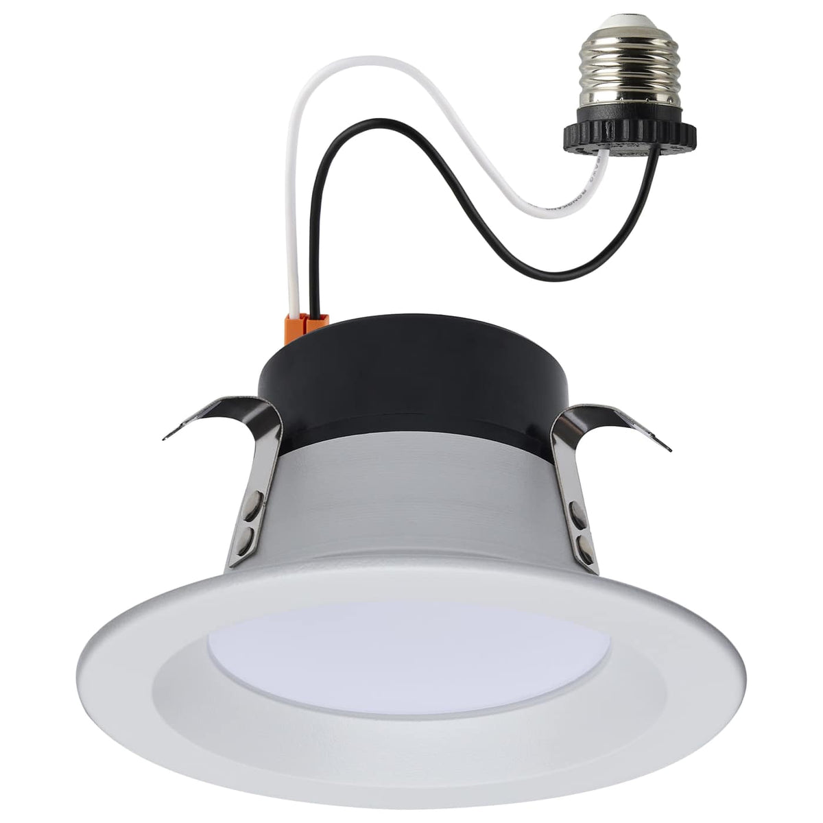 Satco S11638 Starfish 8 Watt LED Retrofit Downlight 4 Inch RGBTW Round White Finish