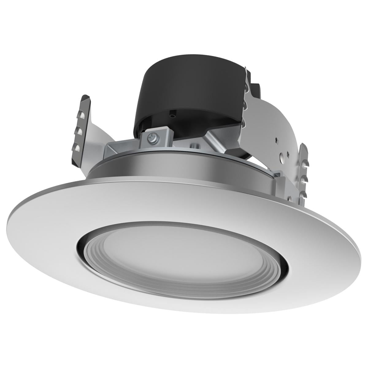 Satco S11858 10.5 Watt LED Retrofit Downlight Gimbaled 120 Volt CCT Selectable Brushed Nickel Finish