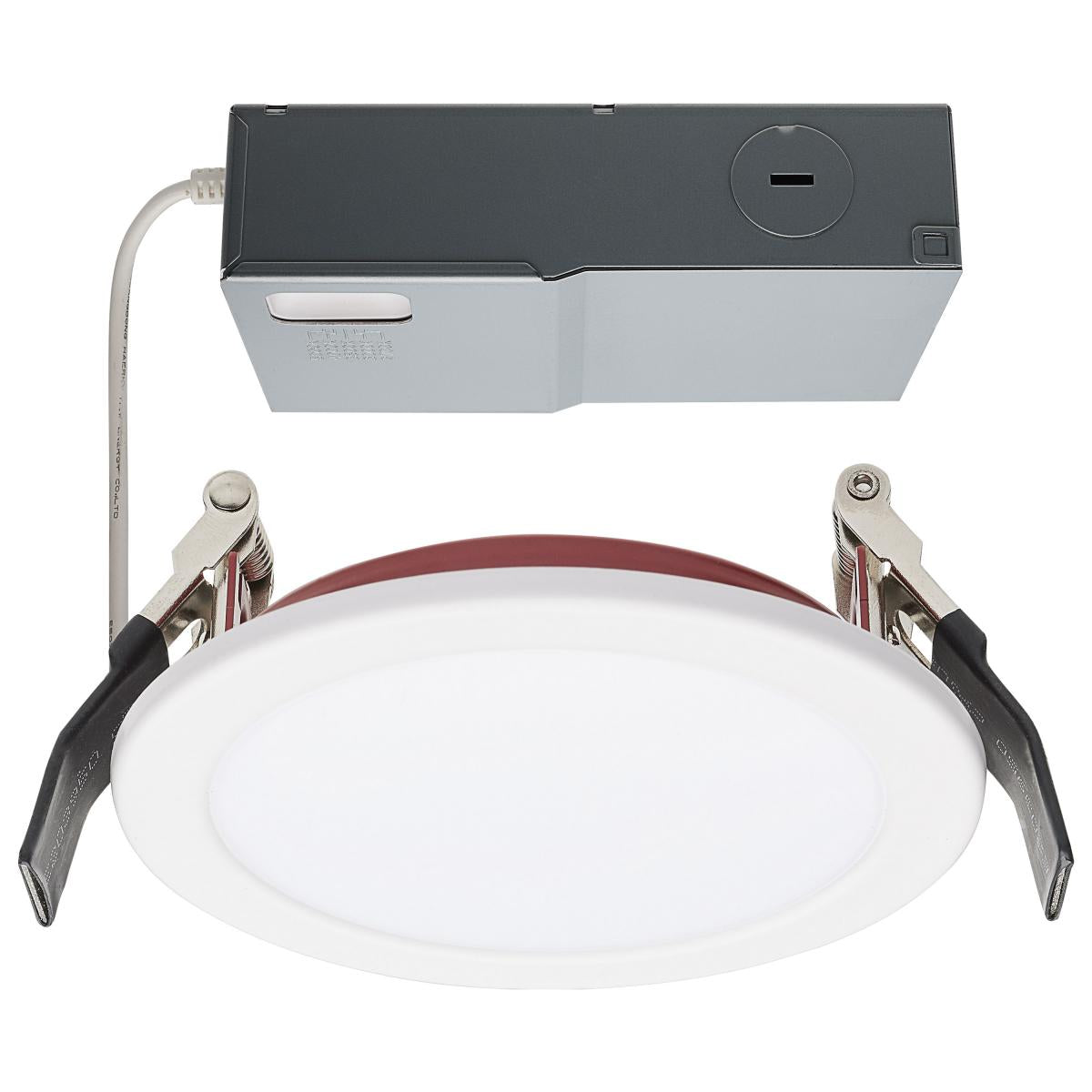 Satco S11864 10 Watt LED Fire Rated 4 Inch Direct Wire Downlight Round Shape White Finish CCT Selectable 120 Volts Dimmable