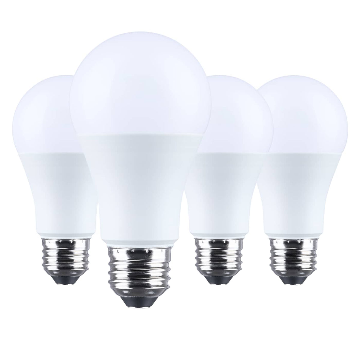 Satco S14382 16.5 Watt LED A19 5000K CCT Medium Base Plastic 120 Volt 4-Pack