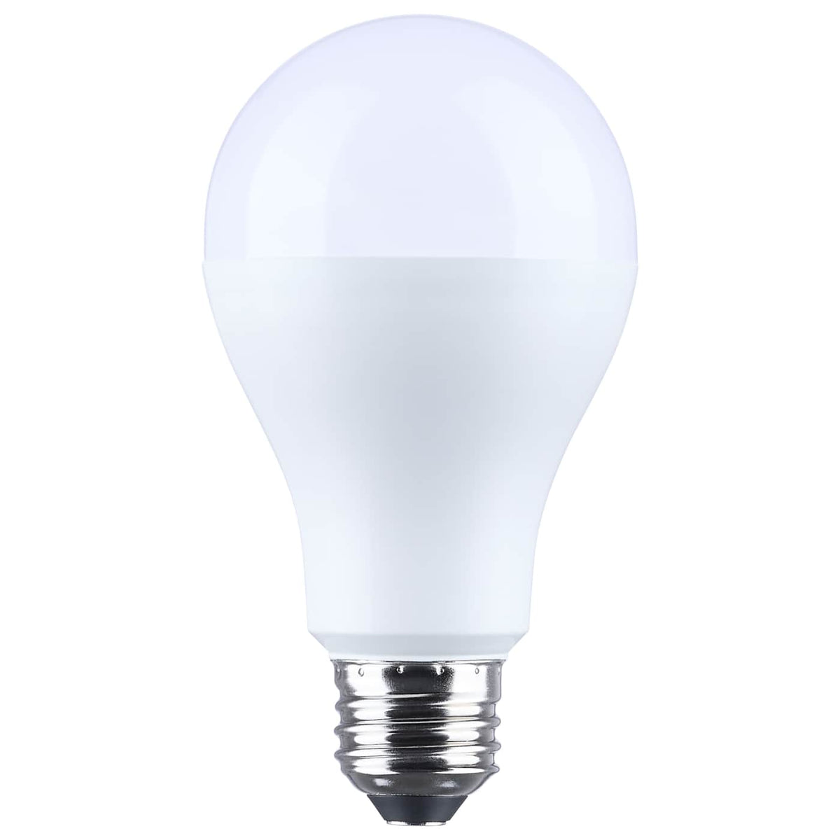 Satco S14398 20/14/6.5 Watt LED A21 Three-Way Lamp 3000K CCT Lumens Selectable Medium Double Contact Base Plastic 120 Volt 1-Pack