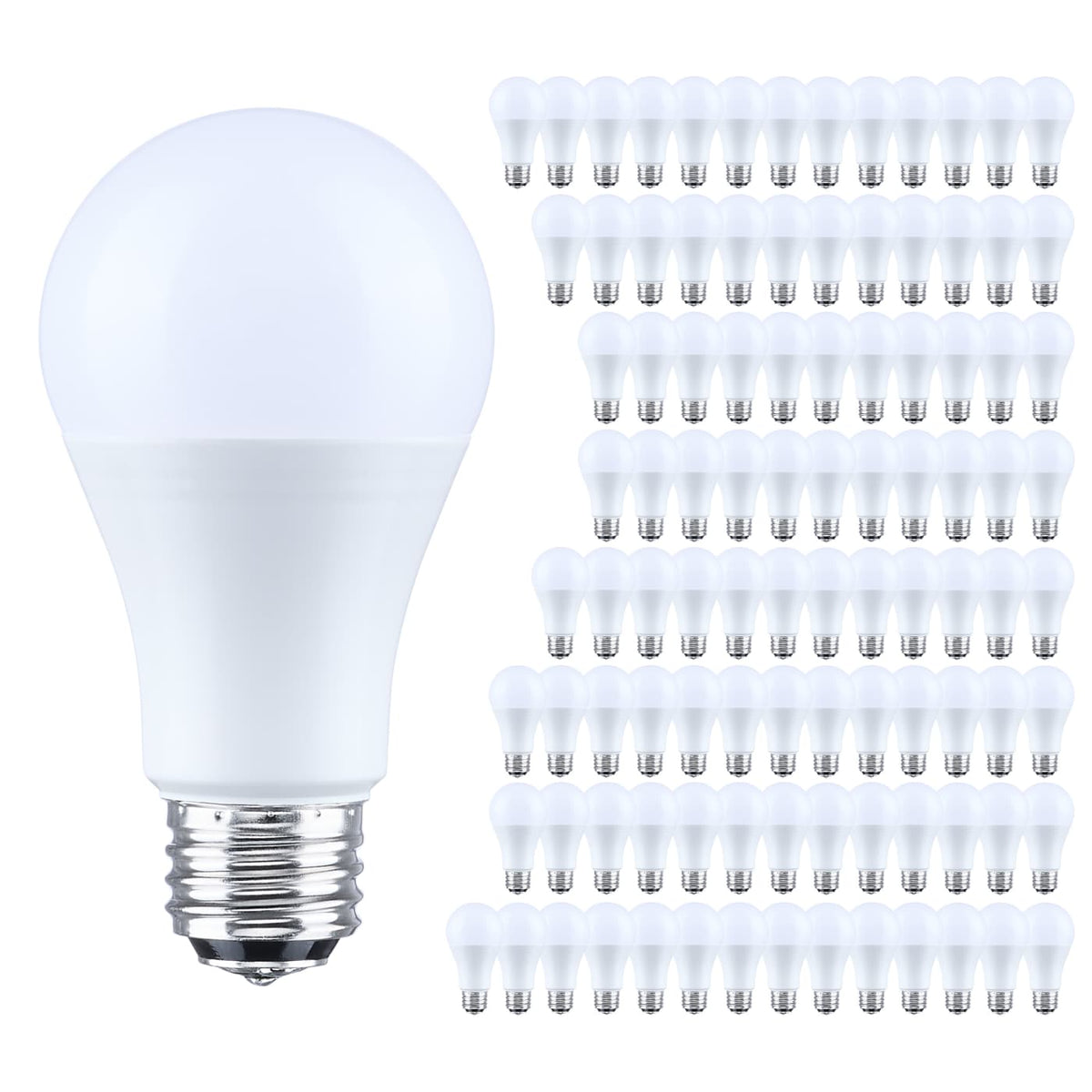 Satco S14415 9.8 Watt LED A19 4000K CCT Medium Base 120 Volt 100 Pack
