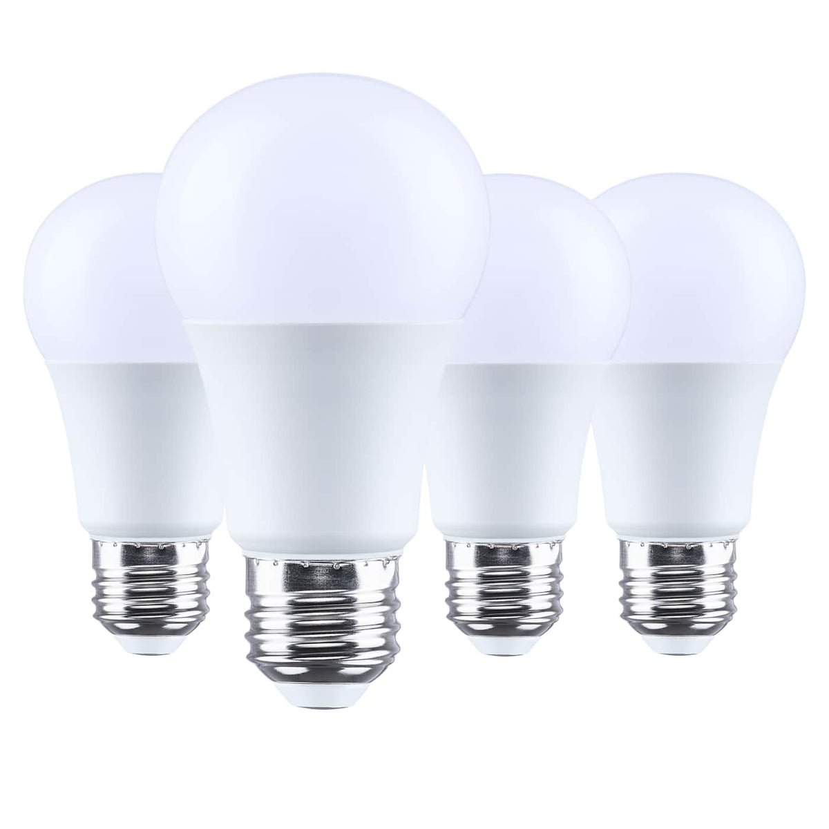 Satco S15159 12 Watt A19 LED 2700K CCT 80 CRI Medium Base Plastic Dimmable 120 Volt 4-Pack