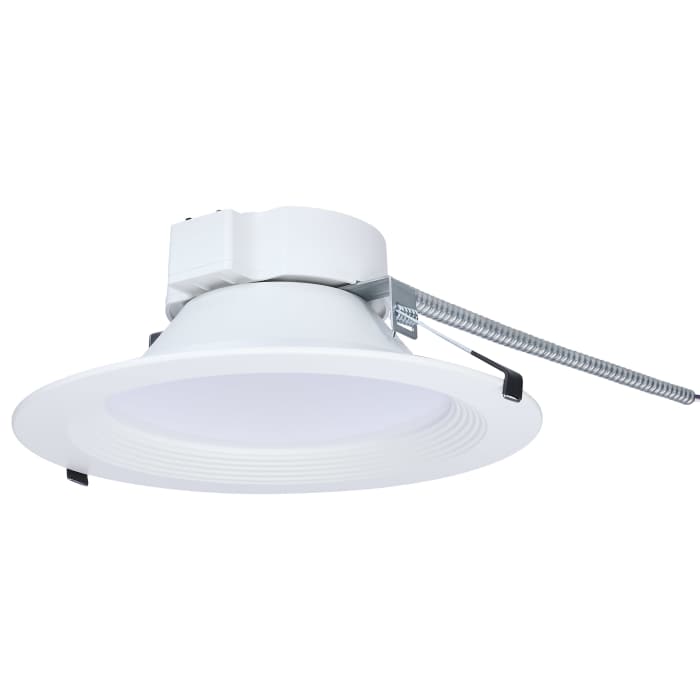Satco S21602 25.5W/CDL/8/120-347/FS/RND/DD 25.5W Field Selectable LED 8-Inch Commercial Downlight Dual Dimming Round 120-347 Volt