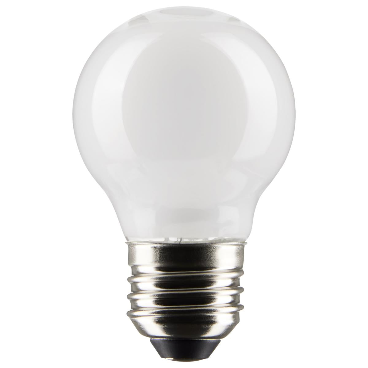 Satco S21878 4.5 Watt G16.5 LED White Medium Base 5000K 120 Volt 2-Card