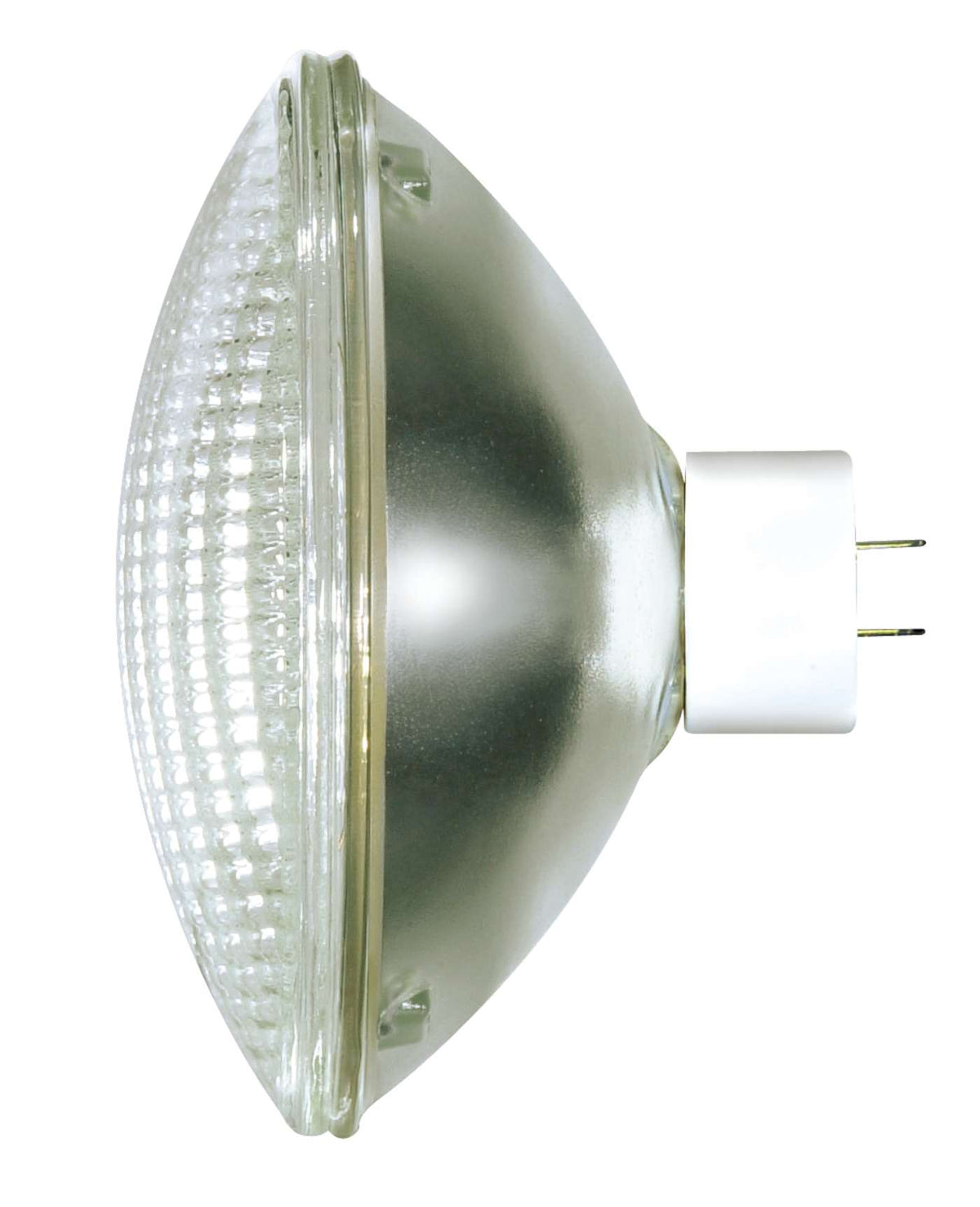 Satco S4349 500 Watt sealed beam PAR64 2000 Average rated hours 6500 Lumens Mogul End Prong base 120 Volt