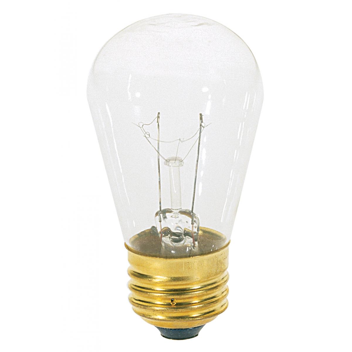 SATCO S4565 11S14 11W S14 130V Medium Base CLEAR