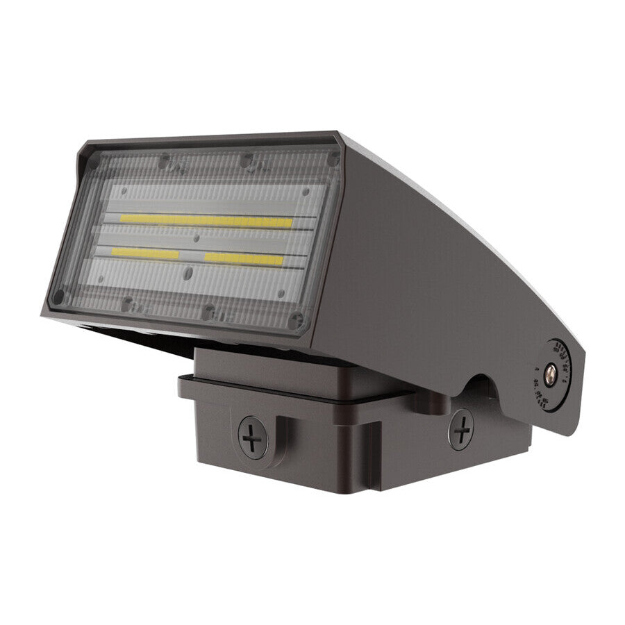 Eiko 11141 WPA-455-35W-740-UD-BZ Adjustable Wallpack 4550 Lumenx 35 Watts 70CRI 4000K 120-277 Volts Dimmable Bronze