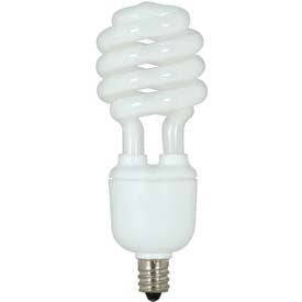 Replacement for SATCO S7366 13T2/E12/5000K/120V 13 Watt Candelabra Base CFL 5000K - NOW LED ONLY