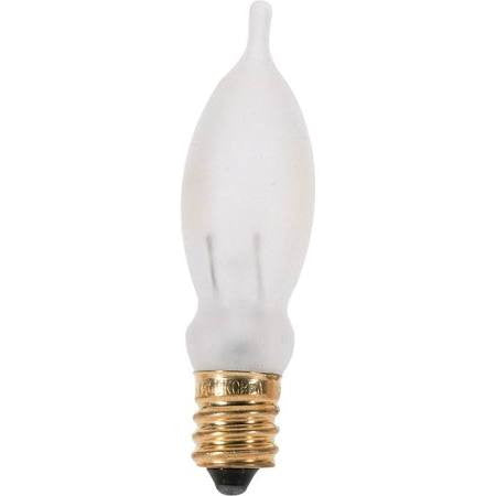 Satco S3242 7.5CA5/F 7.5W CA5 E12 Candelabra Base Frosted