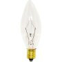 Satco S3345 15B8/Petite 15W Candelabra Base