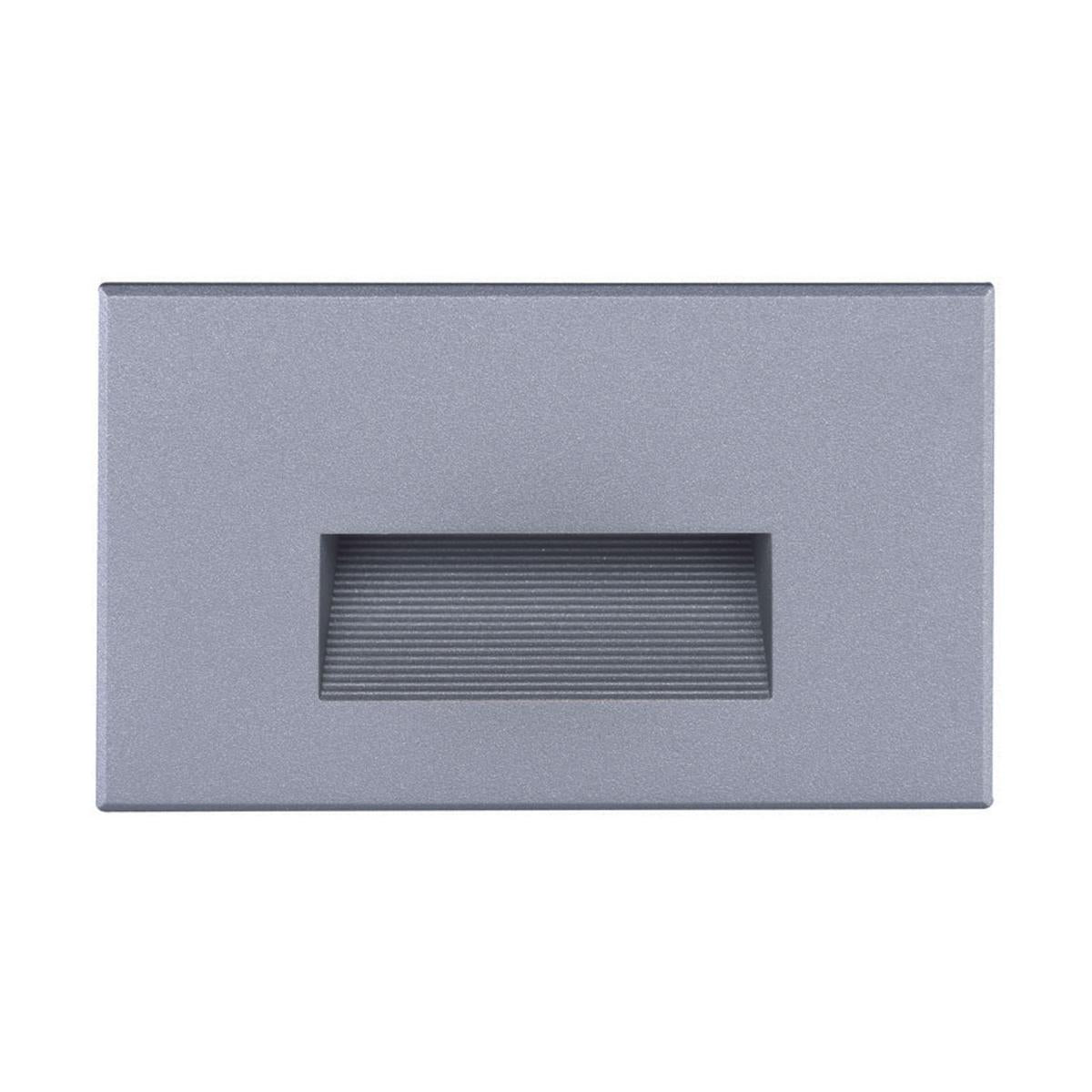 Satco 65-411 LED Horizontal Step Light; 5W; Gray Finish; 120V