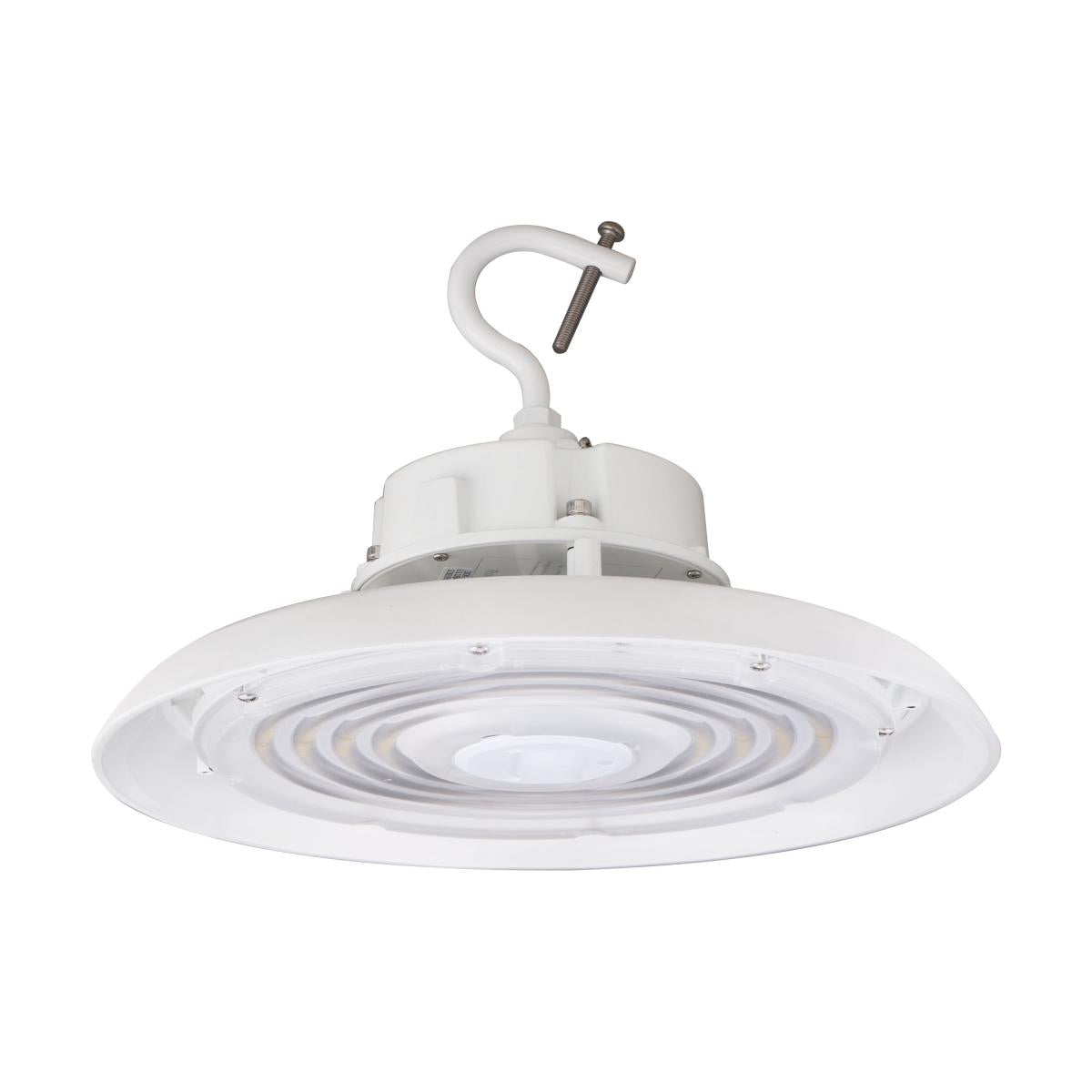 Satco 65-795R1 200W UFO LED High Bay 28000 Lumens 4000K 120-277 Volt 0-10V Dimmable White Finish