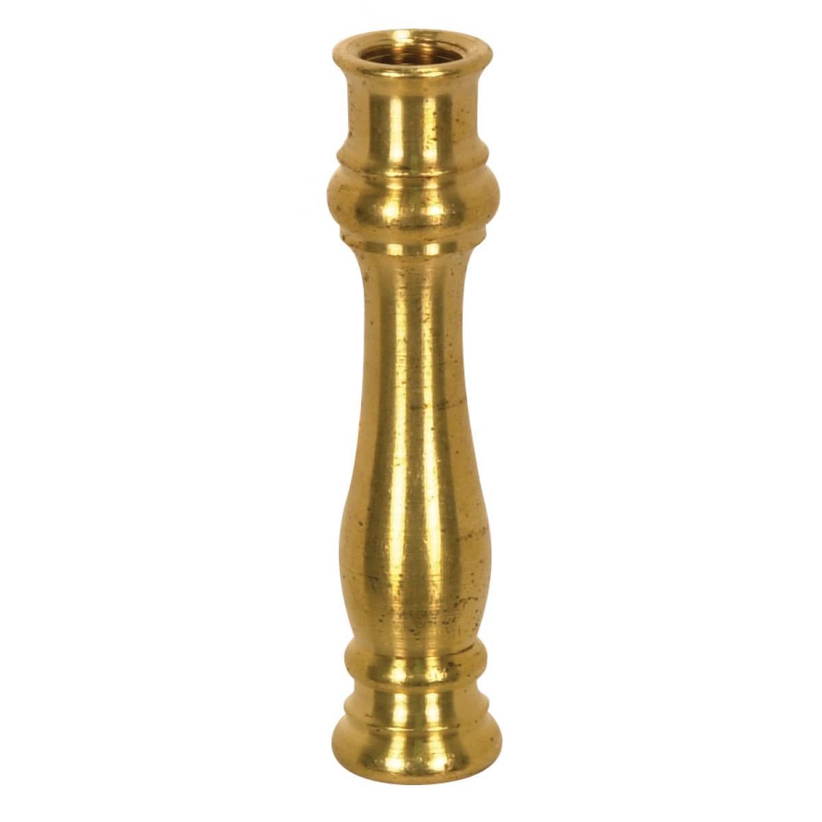 Satco 90-2171 Solid Brass Neck And Spindle Unfinished 5/8" x 2-11/16" 1/8 IP Tapped
