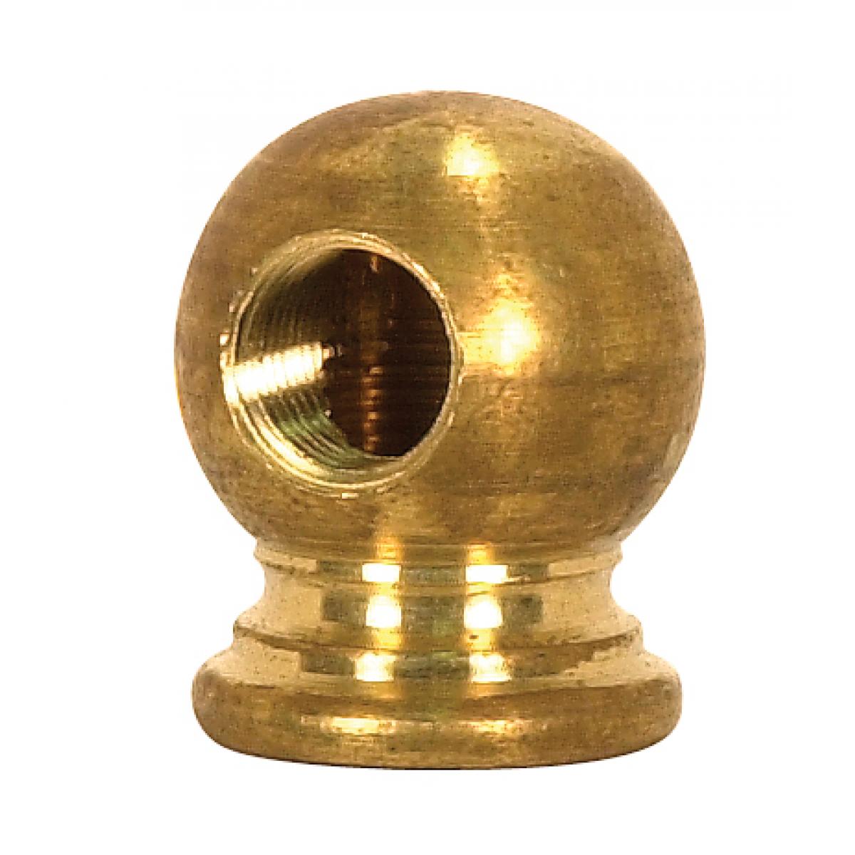 Satco 90-2175 Brass Ball Armback Unfinished 7/8" x 1-1/16" 1/8 IP x 1/8 IP