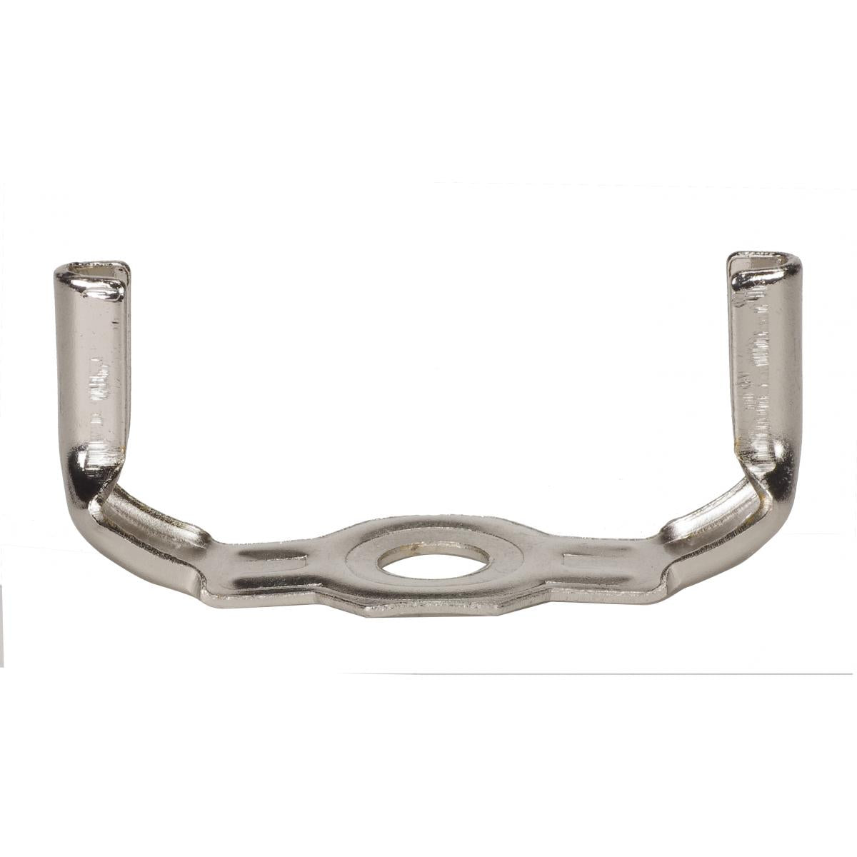 Satco 90-2339 Wide Light Duty Saddle For CFL Nickel Plated 1/8 IP