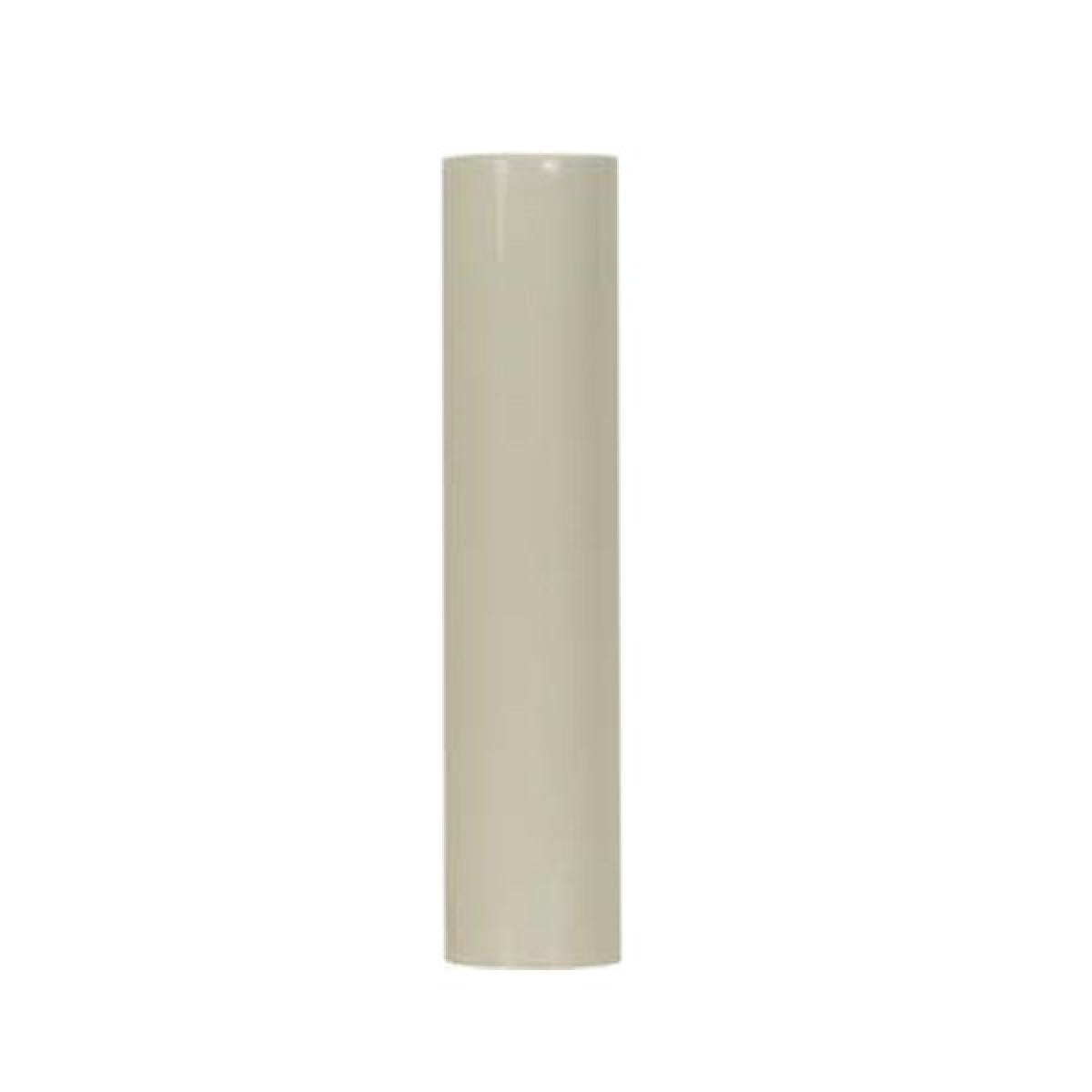 Satco 90-2445 Plastic Candle Cover Cream Plastic 13/16" Inside Diameter 7/8" Outside Diameter 12" Height
