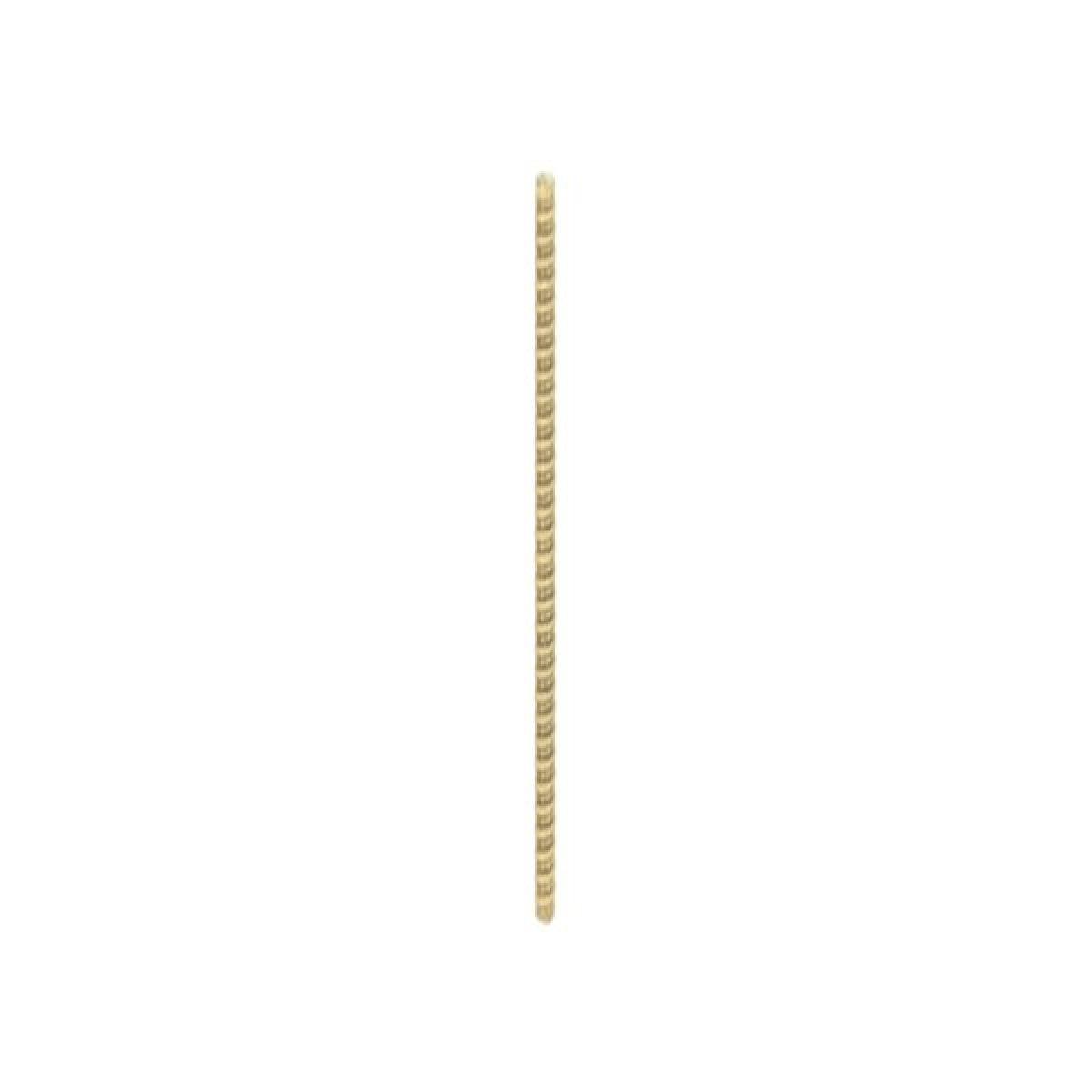 Satco 90-5199 1/8 IP Steel Yellow Zinc Plated 36" Length 3/8" Wide
