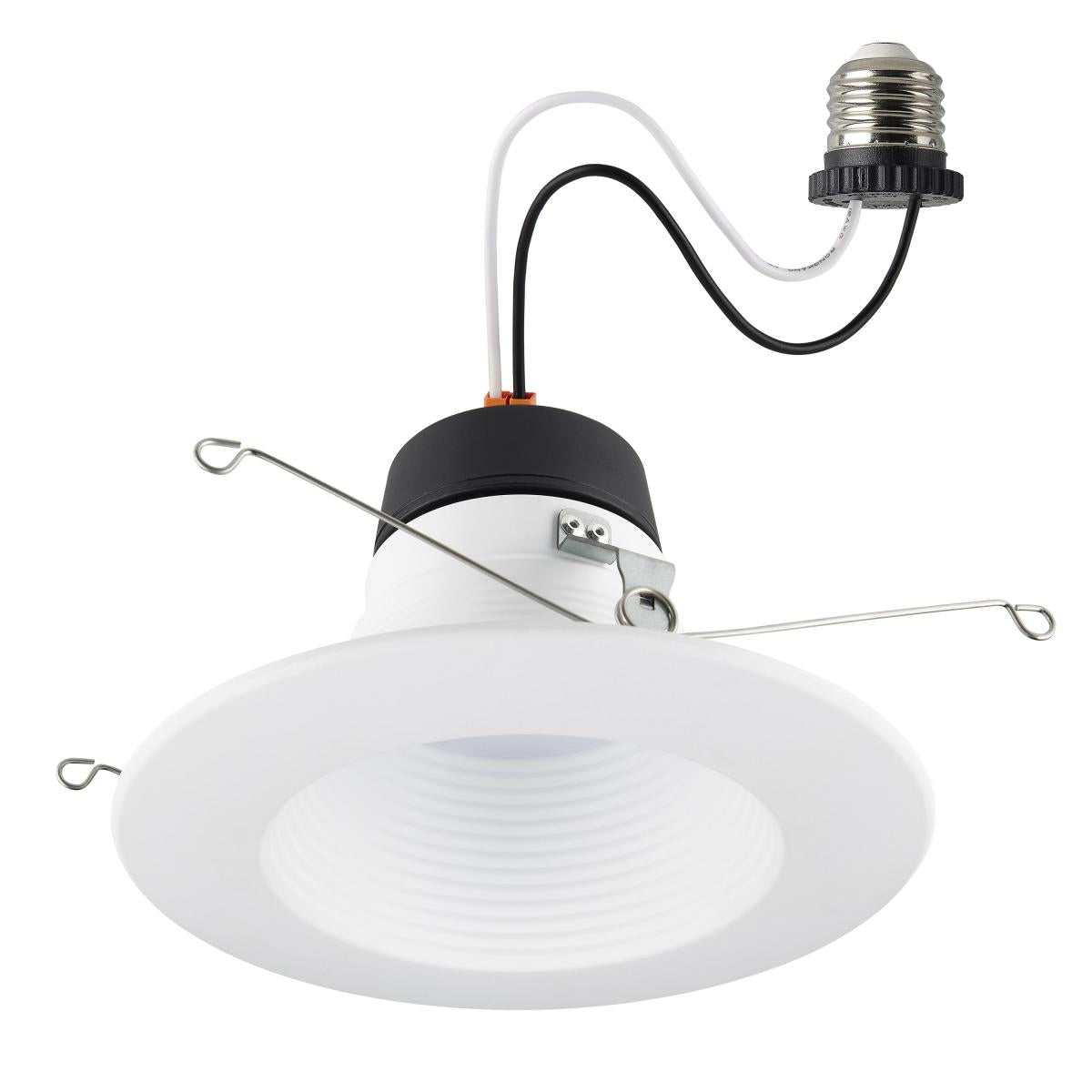 Replacement for Satco S11845 9 Watt; 6 inch; Deep Baffle; CCT-Selectable Recessed LED Downlight - NOW S11883
