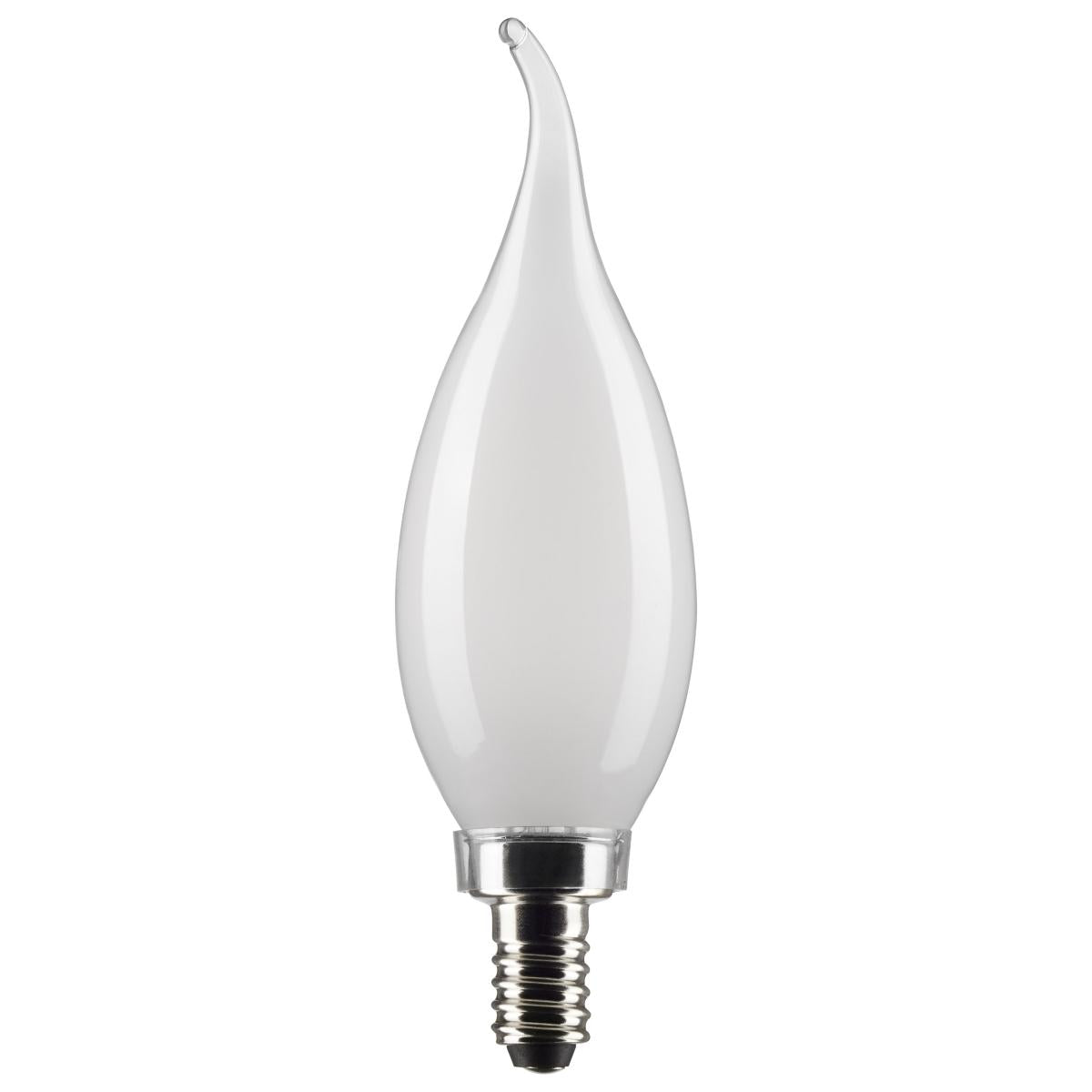 Satco S21301 4 Watt CA11 LED; Frost; Candelabra base; 90 CRI; 3000K; 120 Volt