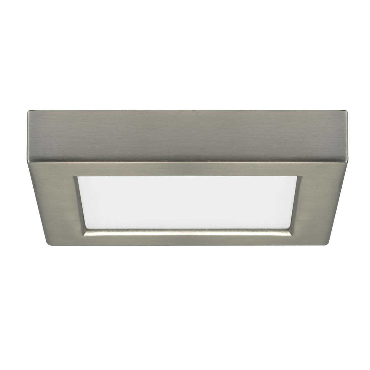 Replacement for Satco S21519 10.5 watt 5.5" Flush Mount LED Fixture 5000K Square Shape Brushed Nickel Finish 120 volts - NOW 62/1707
