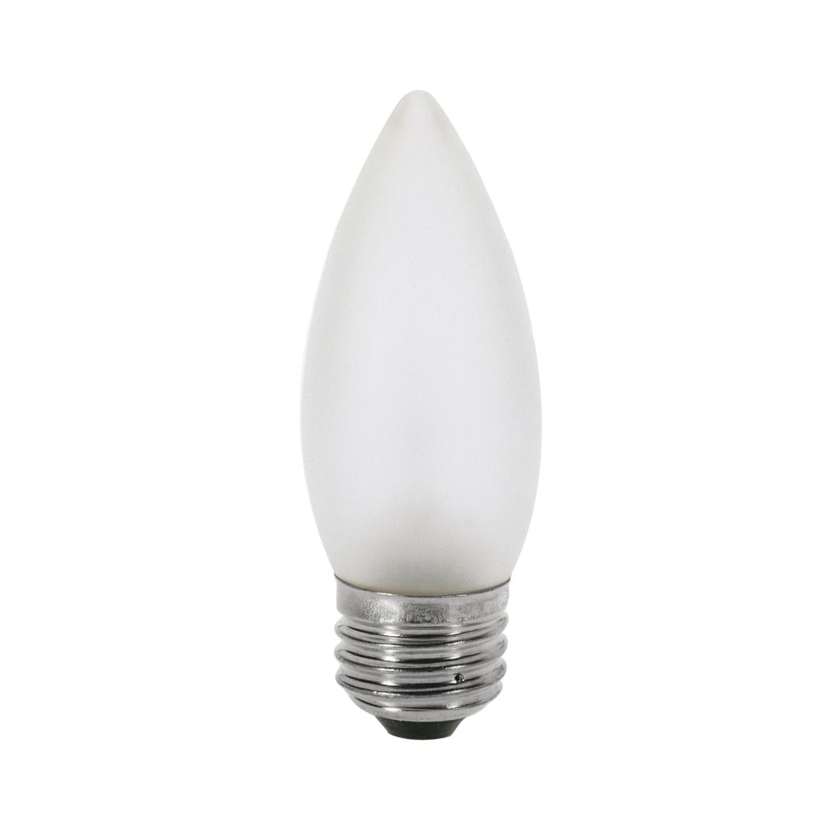 Replacement for Satco S21705 4.5 Watt B11 LED Frosted Medium base 2700K 330 Lumens 120 Volt 2-Card - NOW S21836