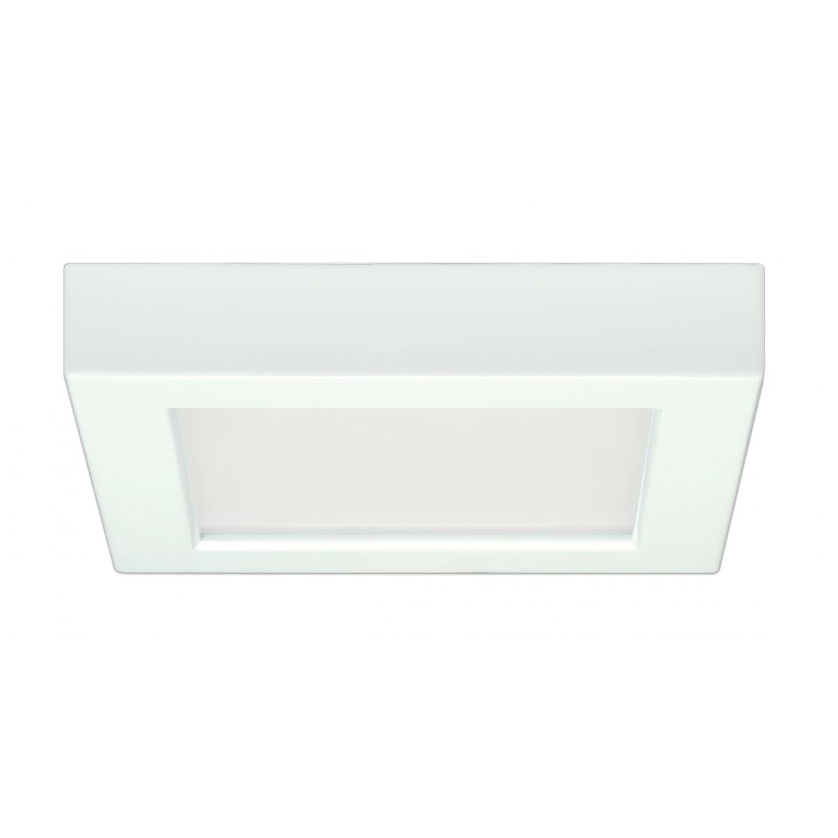 Replacement for Satco S29327 10.5 watt 5.5" Flush Mount LED Fixture 3000K Square Shape White Finish 120 volts - NOW 62/1704