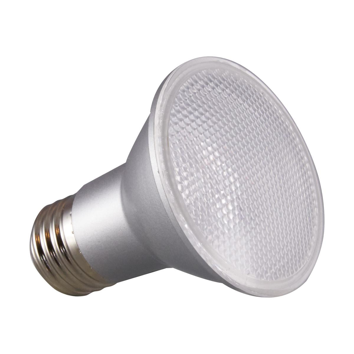 Satco S29403 6.5 Watt PAR20 LED 4000K 25 deg. Beam Angle Medium base 120 Volt