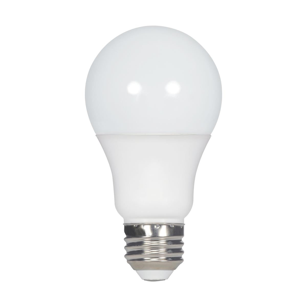 Satco S29595 9.5 Watt A19 LED Frosted 5000K Medium base 220 deg. Beam Angle 120 Volt Non-Dimmable