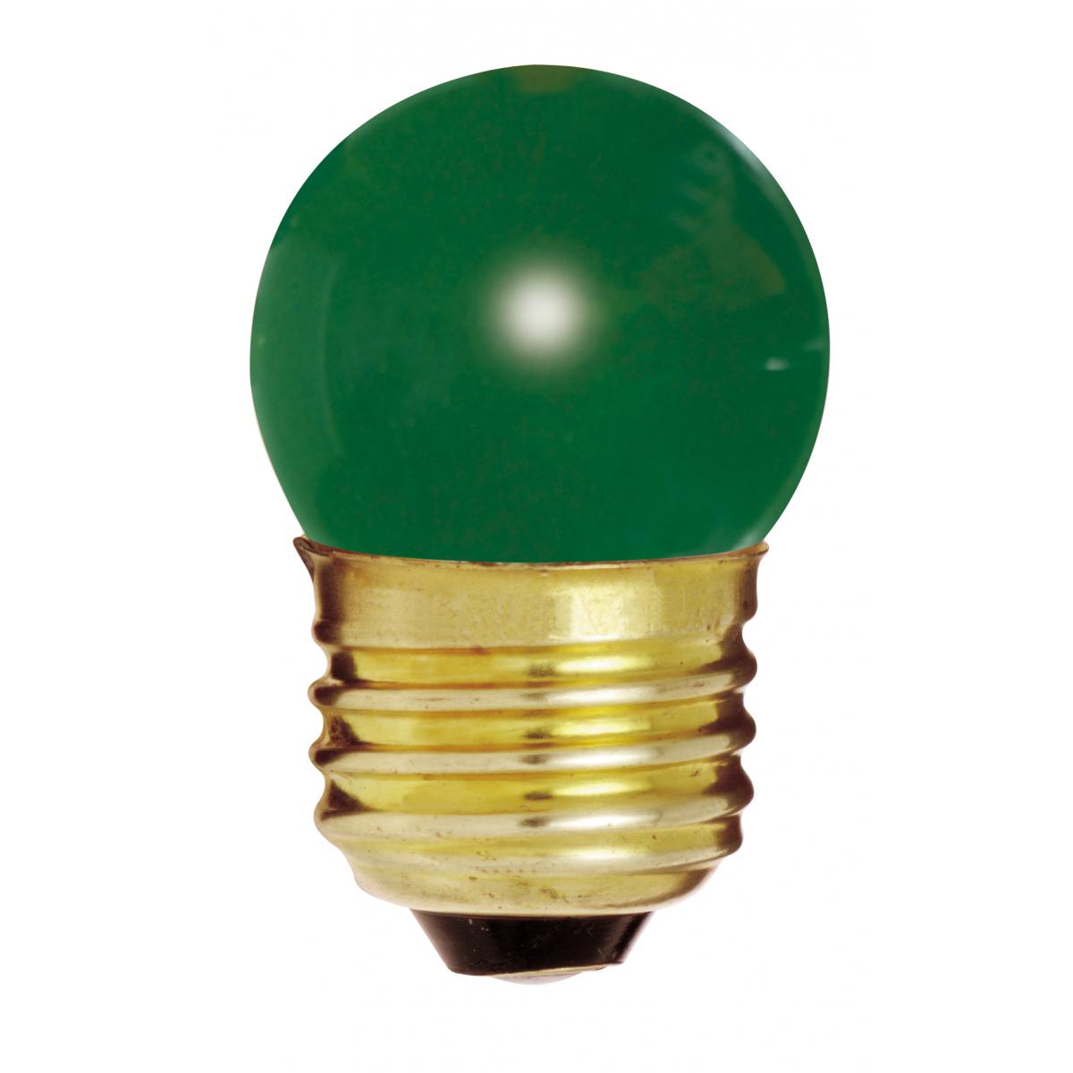 Halco 7024 S11GRN7.5C Standard S11 E26 Base Green Scoreboard Bulb