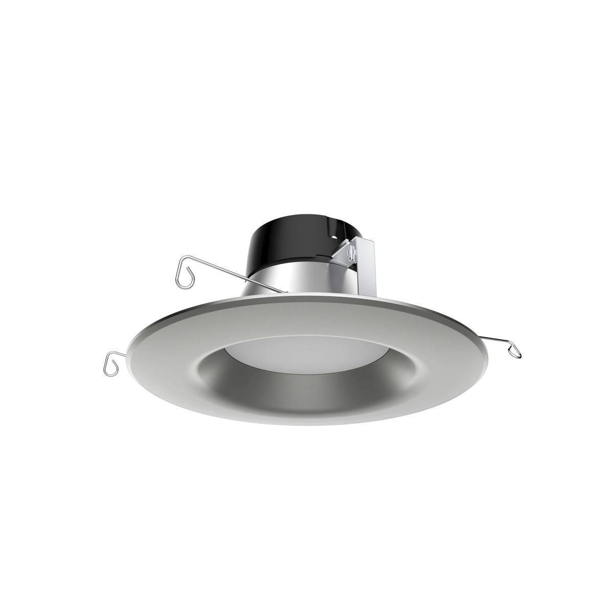 Replacement for Satco S39745 10.5 watt LED Downlight Retrofit 5"-6" 3000K 120 volts Dimmable Brushed Nickel Finish - NOW S11836R1