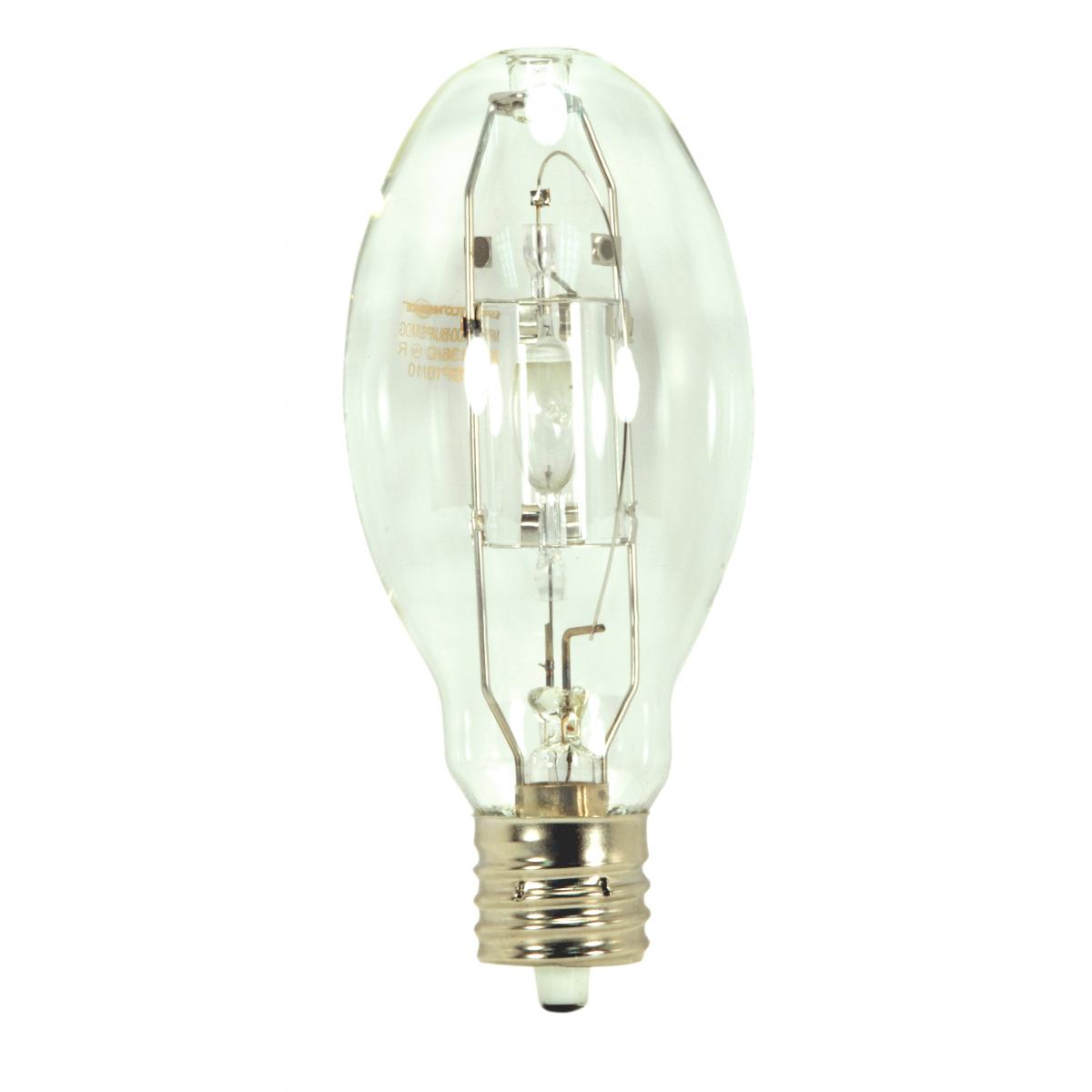 Satco S5881 MP200/ED28/PS/BU/4K 200 Watt Metal Halide HID Mogul extended base ED28 Clear 65 CRI 4200K
