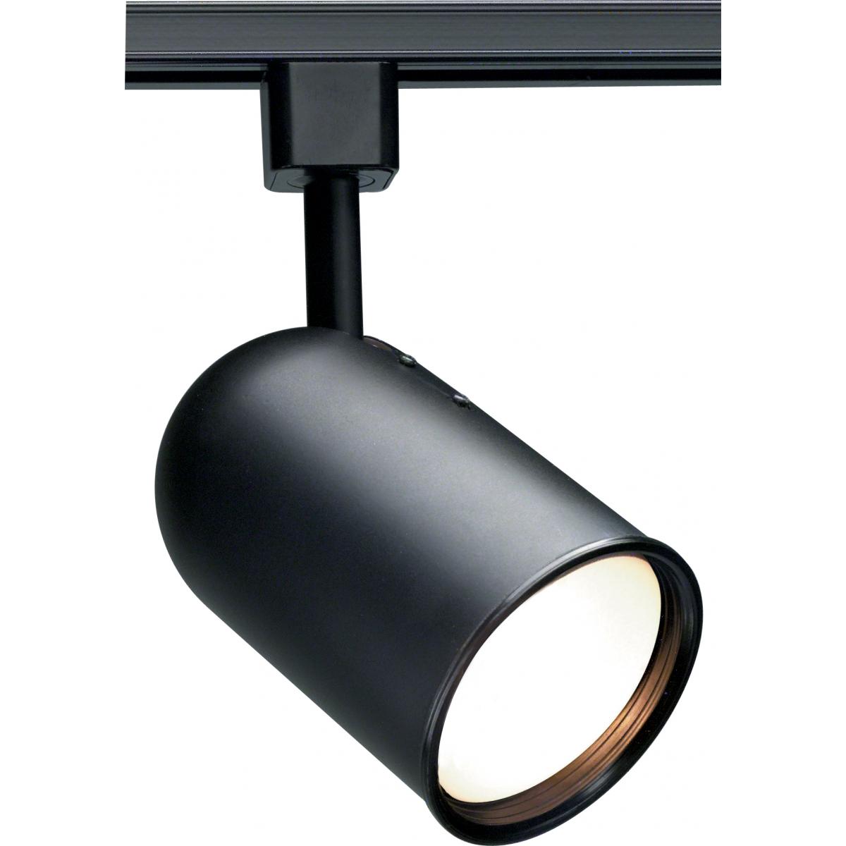 Satco TH211 1 Light - R30 - Track Head - Bullet Cylinder - Black Finish