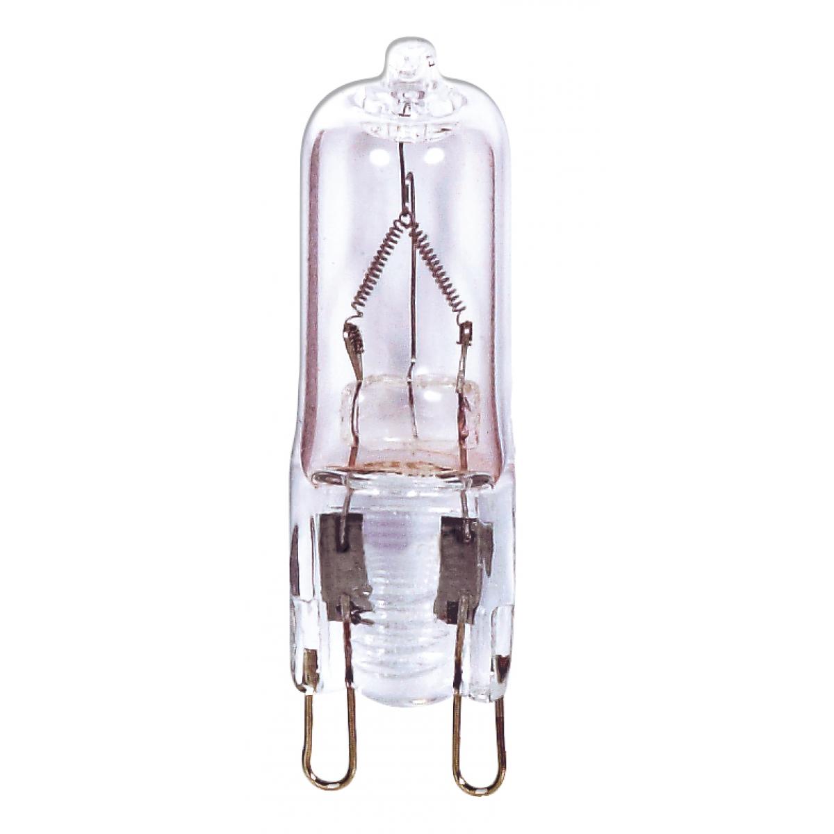Plusrite 3416 JCD40/CL/G9/120 40 Watt T4 Looped Pin G9 Base Halogen Clear