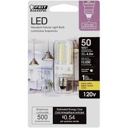 FEIT BP50MC/830/LED Mini Candelabra E11- 50 Watt Equivalent