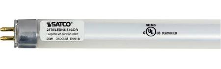 Replacement for Satco S9912 25T5/LED/46-835/DR 25W LED T5 3500K Works with Ballast - NOW S29912